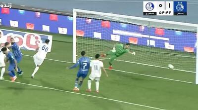 خلاصه بازی استقلال 1 - استقلال خوزستان 0