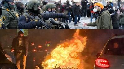  از تهران تا فلوریدا؛ اگر اغتشاشات دی‌ در آمریکا اتفاق می‌افتاد + فیلم