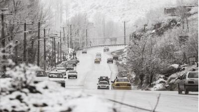 اوضاع راه‌های ایران پس از برف سنگین