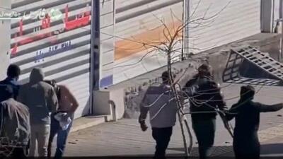  تصاویر جدید از جنگ مسلحانه تروریست‌ها در اغتشاشات لردگان