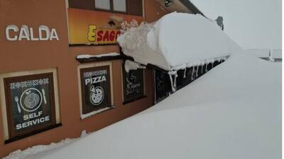  ایتالیا در برف دفن شد