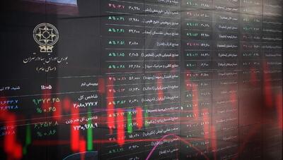 شاخص کل بورس ارتفاع ۴ میلیون واحد را از دست داد