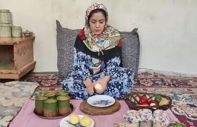 آشپزی روستایی در ایران؛ پخت آبگوشت با بامیه