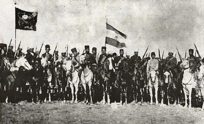  نمایی از جشن اولین سالروز تأسیس مشروطیت در ایران