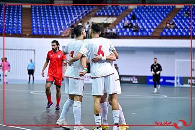  پیروزی 4-1 فوتسال ایران برابر مالزی در اولین مسابقه جام ملتهای آسیا