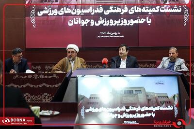 نشست کمیته های فرهنگی فدراسیون های ورزشی با وزیر ورزش و جوانان