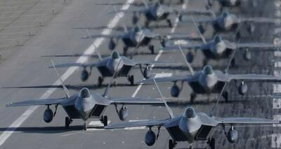  جنگنده جدید اف-۲۲ سوپر نیروی هوایی آمریکا در راه است