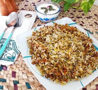  کالری ماش پلو : یک قاشق پلو ماش چند کالری دارد ؟