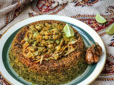  طرز تهیه ته چین سبزی پلو مجلسی با مرغ یا ماهی
