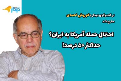 کوروش احمدی: احتمال حمله ترامپ به ایران، حداکثر ۵۰ درصد است/ تجمع نیرو‌های آمریکایی در منطقه، بیشتر برای اضافه کردن فاکتور تهدید نظامی به معادله علیه ایران است/ تل‌آویو برای حمله به تهران و اقدام نظامی در شرایط فعلی، تحفظ دارد/ بیانیه نیرو‌های عراقی، بیشتر تحرکات رسانه‌ای است تا اقدامات عاجل نظامی!