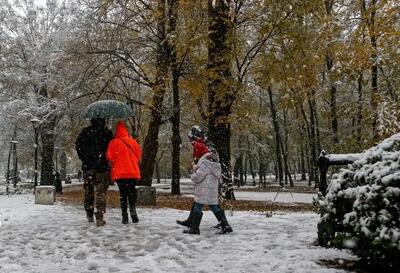  تهران در انتظار بارش برف و باران و کاهش دما