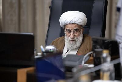  تصاویری از آیت الله جنتی در جلسه امروز شورای نگهبان