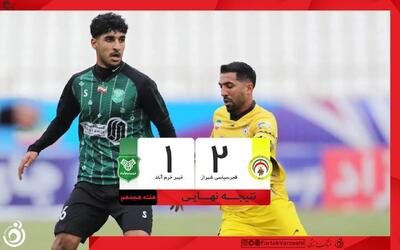 خلاصه بازی فجرسپاسی 2 - خیبر 1