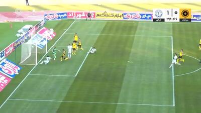 گل اول گل گهر به سپاهان توسط جعفری + ویدئو