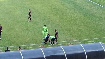 حواشی پیش از بازی پرسپولیس و فولاد و مصدومیت اورونوف حین گرم کردن