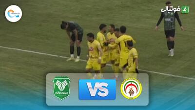 خلاصه بازی فجر سپاسی 2-1 خیبر خرم آباد