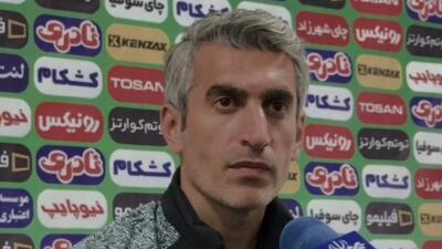 کنفرانس خبری مجتبی جباری سرمربی مس رفسنجان پس از تساوی مقابل ذوب آهن