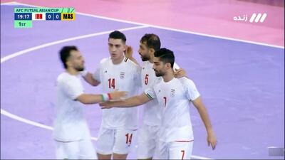 گل اول ایران به مالزی (درخشانی)