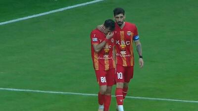 گل دوم فولاد خوزستان به پرسپولیس (فرشاد احمدزاده با پاس رامین رضاییان دقیقه 92)