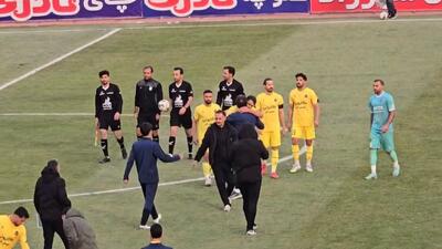 حواشی پایان بازی پیکان - شمس آذر