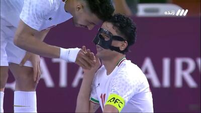 گل سوم ایران به مالزی (حسین طیبی)