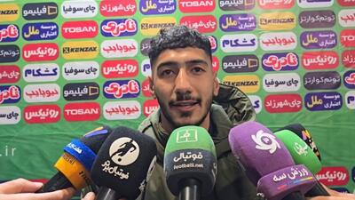 گفت و گو با بازیکنان شمس آذر بعد از پیروزی برابر پیکان