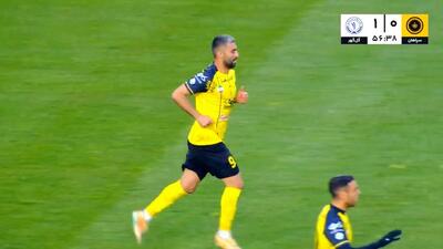 گل اول سپاهان به گل گهر سیرجان (کاوه رضایی)