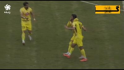 گل اول فجر سپاسی به خیبر خرم آباد (گل به خودی)