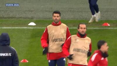 تمرینات المپیاکوس با مهدی طارمی برای تقابل با آژاکس