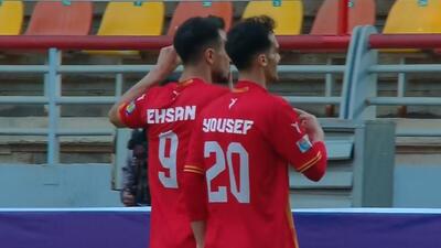 گل اول فولاد خوزستان به پرسپولیس (احسان محروقی با کرنر تاکتیکی)