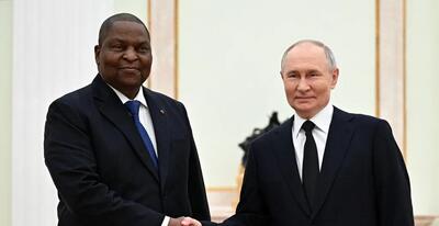  گفت‌وگوی تلفنی پوتین و رئیس جمهور آفریقای مرکزی
