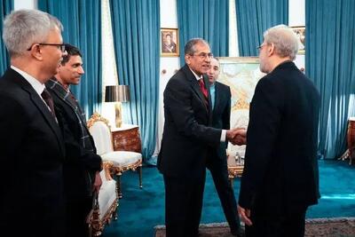 دیدار مقام امنیتی هند با لاریجانی