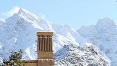  بارش ۲۰ سانتیمتر برف در استان یزد