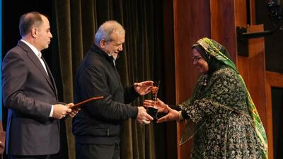  گزارش تصویری/ مراسم تجلیل از برگزیدگان ملی بخش کشاورزی