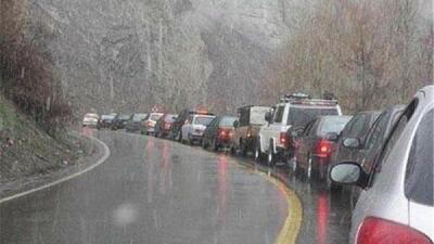 ترافیک روان در چالوس و هراز و مه گرفتگی در محورهای خراسان رضوی