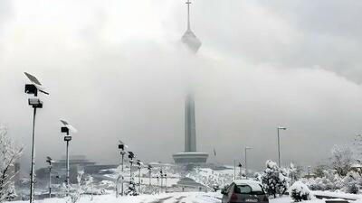 اهالی پایتخت در انتظار بارش برف