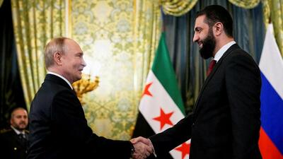  دیدار پوتین و جولانی در مسکو