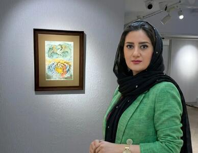  ساناز ذوالفقاری با ستایش سرزمین مادری در کلکسیون رها گالری خاورمیانه / ویدئو