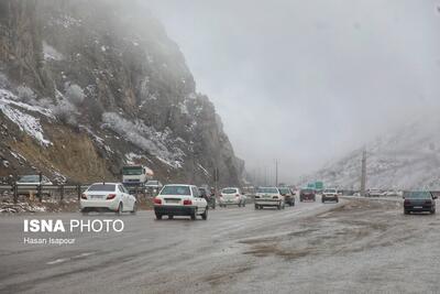 ترافیک روان در چالوس و هراز و مه گرفتگی در محورهای خراسان رضوی