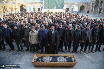  مراسم تشییع و خاکسپاری پدر دکتر جوادی یگانه
