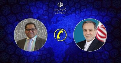  وزرای امور خارجه ایران و سریلانکا تلفنی گفتگو کردند