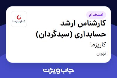  استخدام کارشناس ارشد حسابداری (سبدگردان) در کاریزما