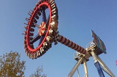 ببینید | حادثه در یک شهربازی در هند؛ ۱۴ کودک زخمی شدند