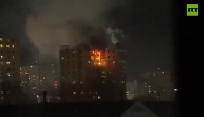 ببینید | انفجار یکی از برج‌‎های بلند نیویورک