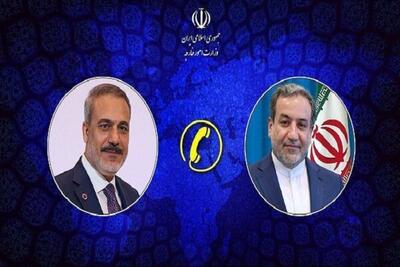  گفتگوی تلفنی وزرای امور خارجه ایران و ترکیه درباره تحولات منطقه