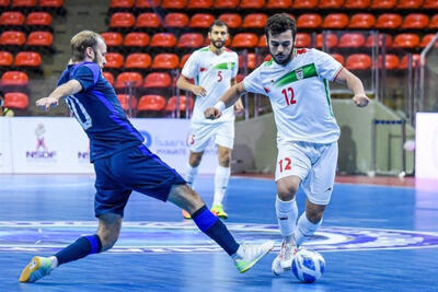 شروع مقتدرانه فوتسال ایران در جام ملت ها