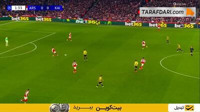 گل ویکتور یوکرس به غیرت (آرسنال 1-0 غیرت آلماتی) - پارس فوتبال