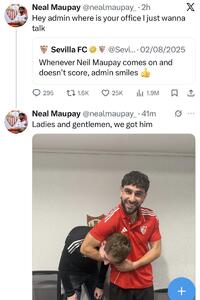 نیل موپی پس از پیوستن به سویا، انتقامش را از ادمین باشگاه گرفت / عکس - پارس فوتبال