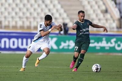 تساوی یک نیمه ای پیکان و شمس آذر در نیمه اول - پارس فوتبال