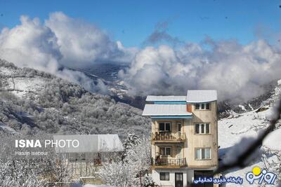  برف در سوادکوه مازندران